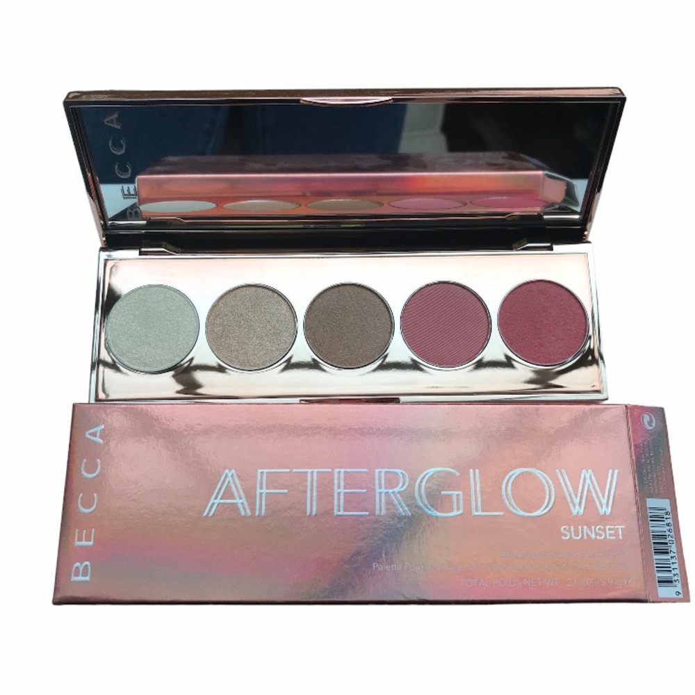 BECCA AFTERGLOW Sunset Face Palette Blush Bronzer Highlighter